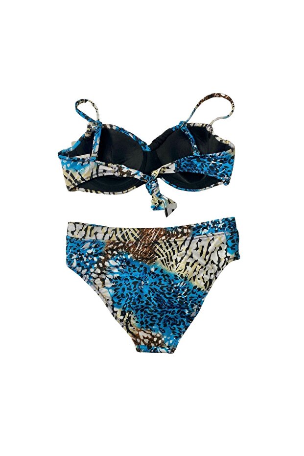 Clarke Covered Strapless Bikini Set - 2