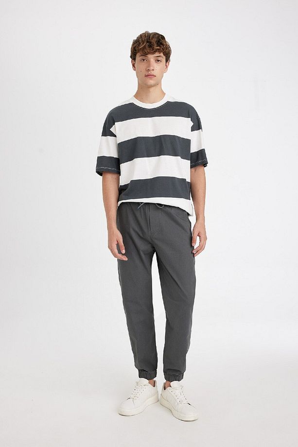 Jogger Pantolon Beli Bağcıklı Lastikli Paça D1029ax24au - 3