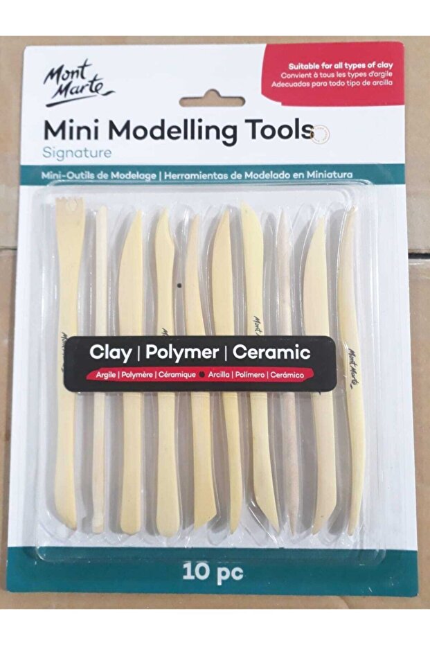 Mini Ling Tools Seramik Başlangıç Ebeşuar Seti 10 Lu Paket - 1