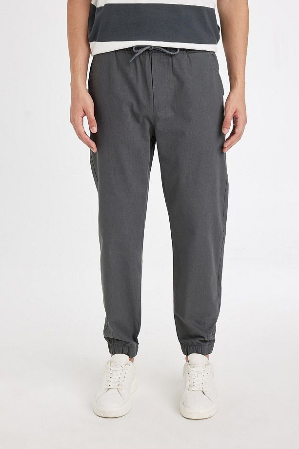 Jogger Pantolon Beli Bağcıklı Lastikli Paça D1029ax24au - 4