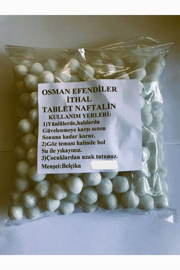 Tablet (BİLYA) Ithal Naftalin 250 gr (MENŞEİ:BELÇİKA) 2025 Model - 1