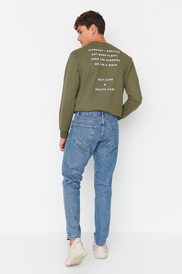 Mavi %100 Pamuk Relax Fit Boyfriend Jeans Kot Pantolon TMNAW23JE00043 - 5