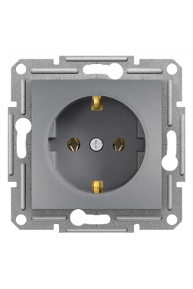 Schneider Eph2900162 Asfora Grounded Socket Steel