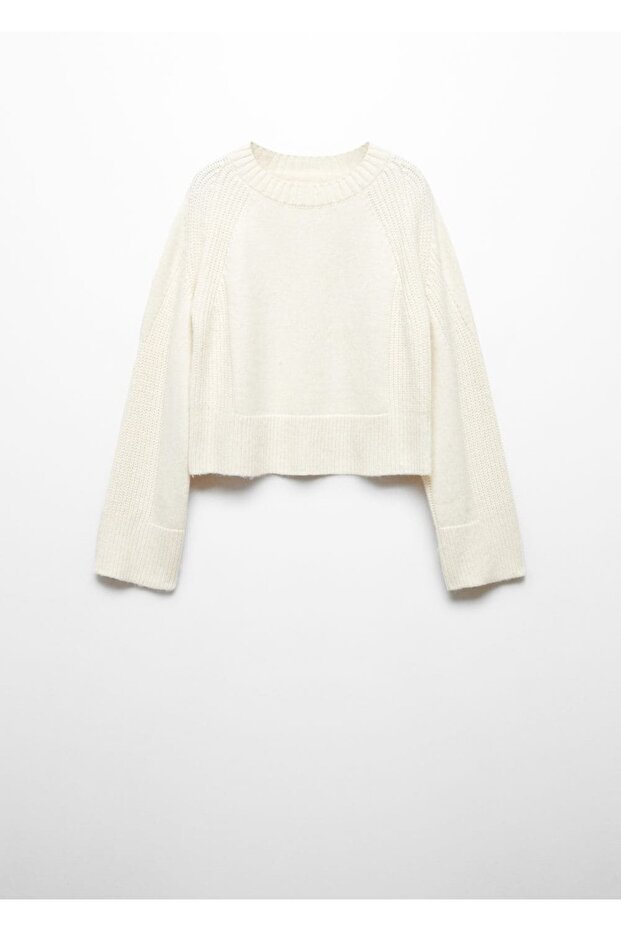 Yuvarlak yaka triko kazak - 3