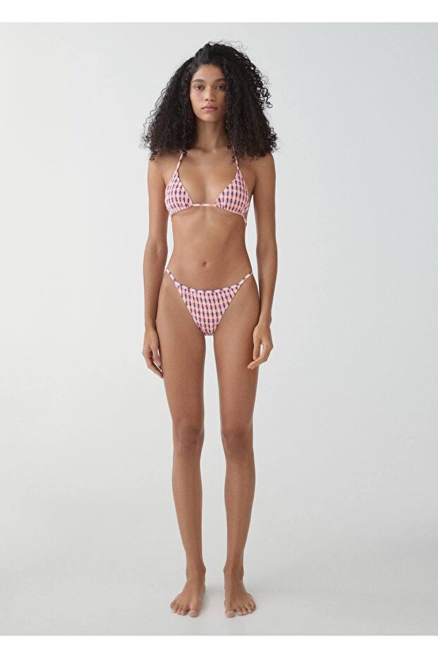 Desenli bikini üstü - 2