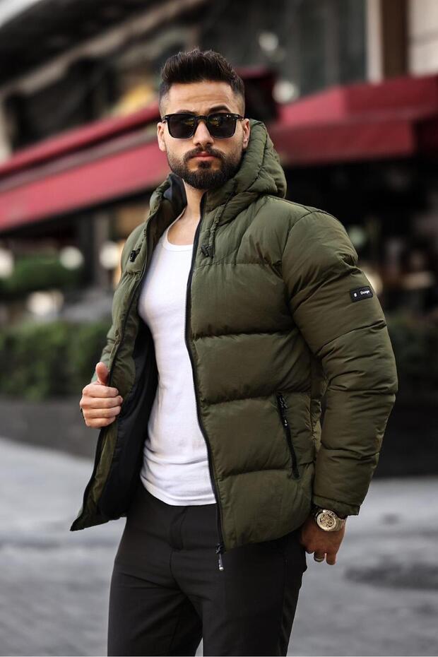 Iceberg Чоловічий куртка Regular Fit, водо- та вітронепроникна | З фіксованим капюшоном, 3 кишені - 1