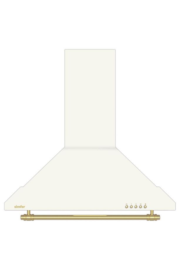 8716 60cm Piramit Retro Bej Davlumbaz (push Buton,led - 1