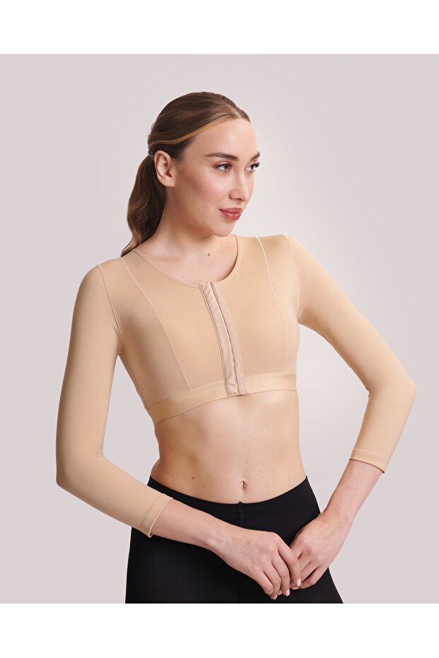Agraflı Chest Short-Sleeve-Back/Black Color/Art300