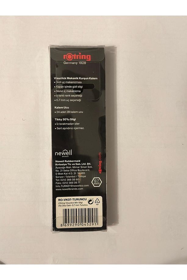 Visuclick Versatil Kalem 3’lü Okul Seti, Uçlu Kalem 0.7 mm, 0.7 Uç 2B, Silgi Hediye - 4