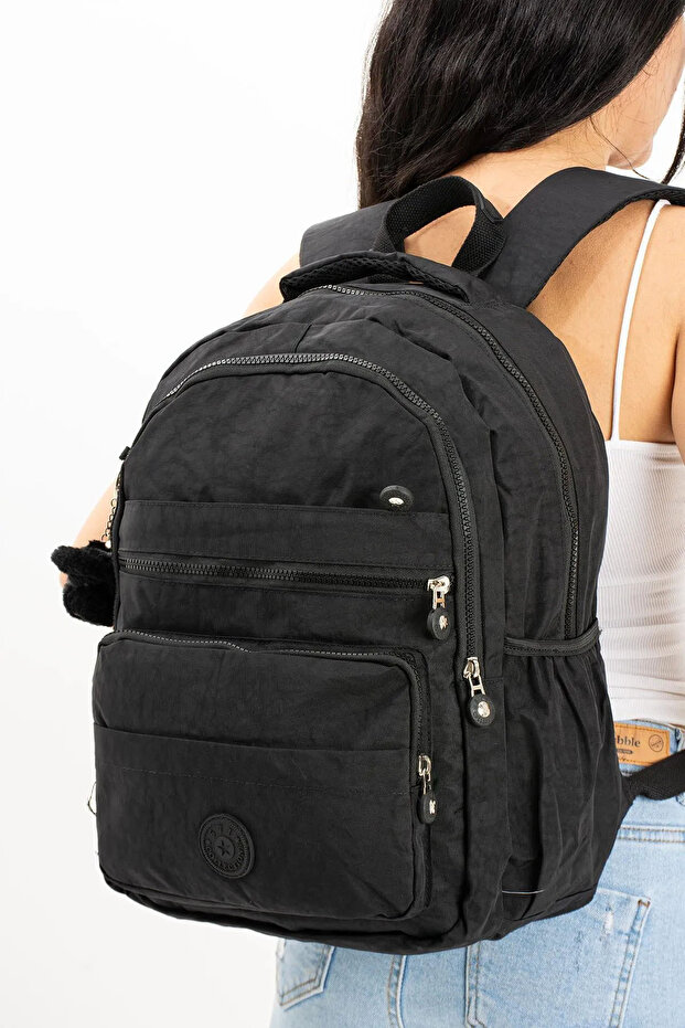 Medium Size Ultra Light Multi-pocket School Backpack - 2