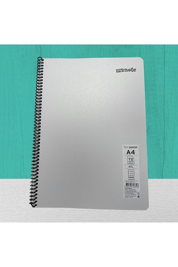 Mynote Flex Pastel Spiralli Defter A4 72 Yp Kareli - 3