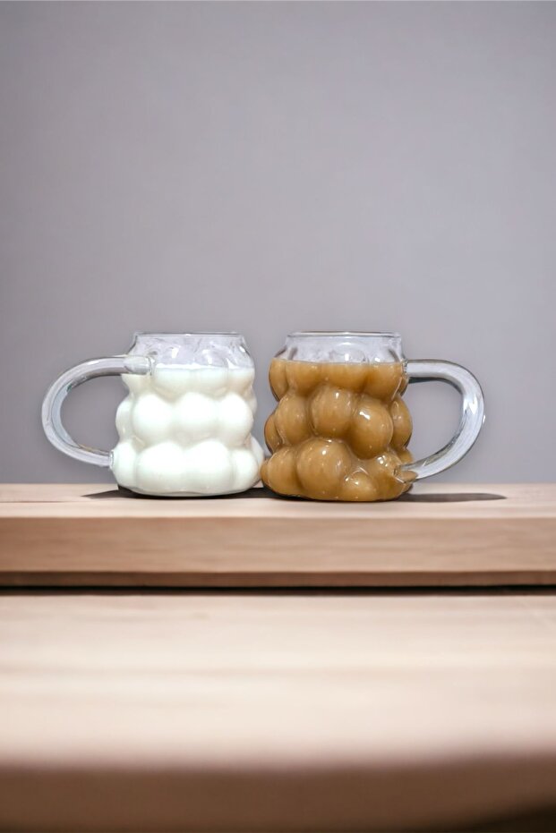 Borosilicate Glass 2-Piece Grape Glass with Handle