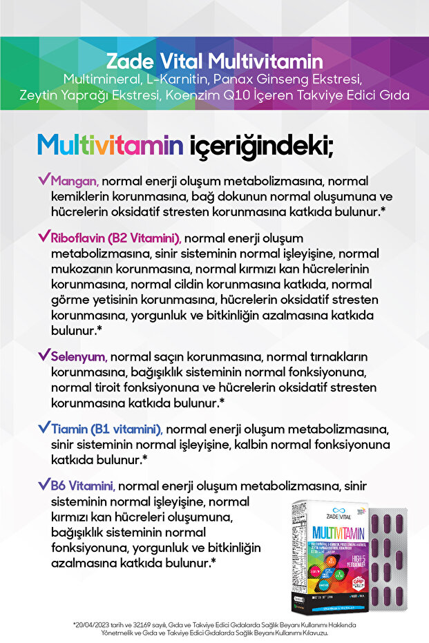 30 Bitkisel Sert Kapsül-Multivitamin - 6
