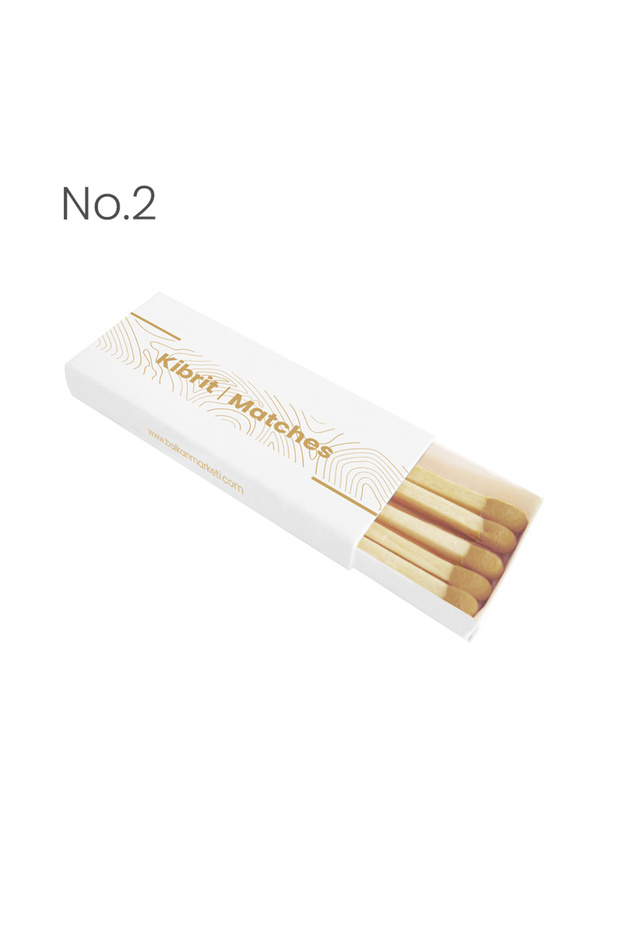 Kibrit - Otel Ve Promosyon - 25 Kutu (10-11 ÇÖP) 5,5x2,3x0,7cm Beyaz - 1