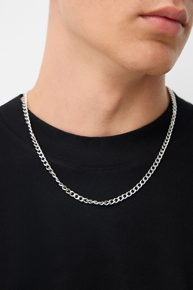 Paslanmaz çelik zincir kolye - 5