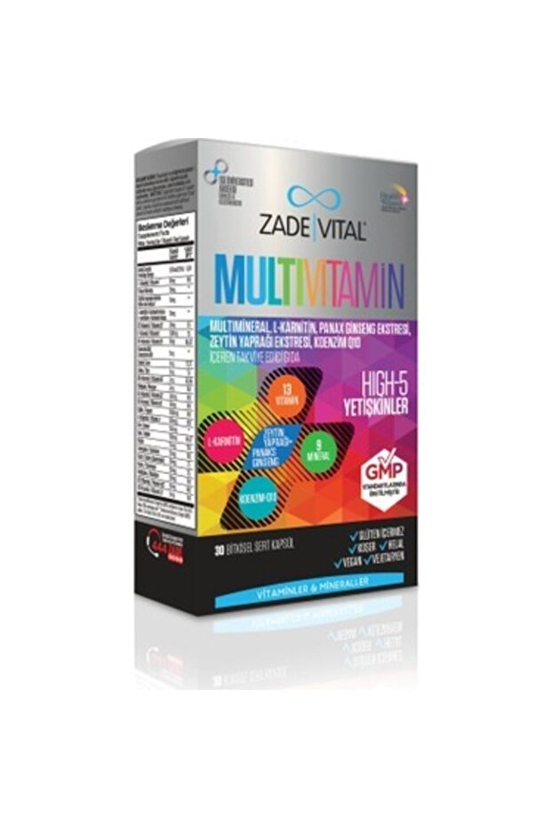 30 Bitkisel Sert Kapsül-Multivitamin - 8