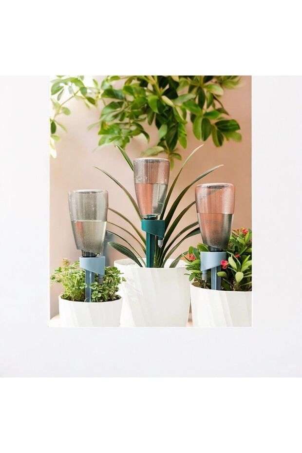 3 قطع من حاوية توقيت منقط الماء بنمط الزهور مع إمكانية التعديل تلقائيًا - 1