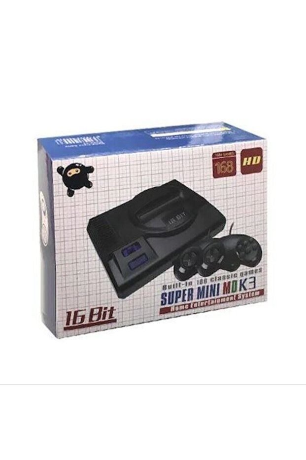 Kasseria Süper Mini Mdk3 16 Bit 168 Oyunlu Hdmı Atari - 3