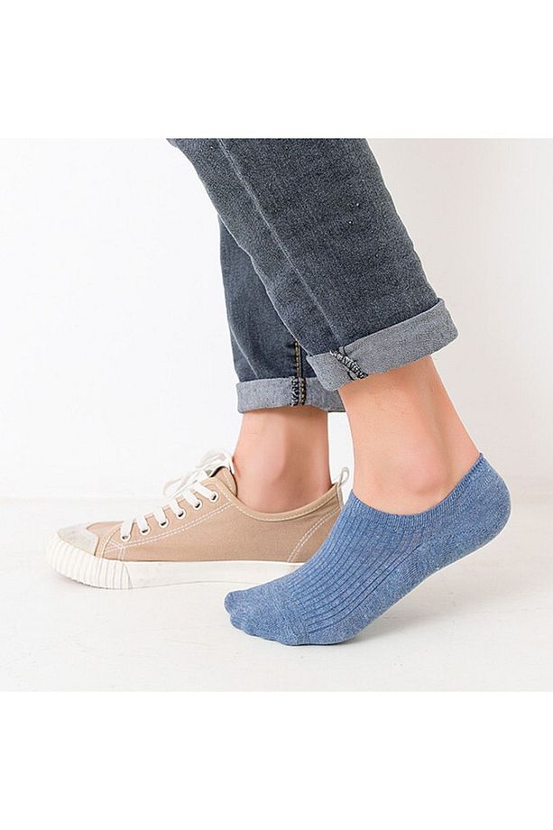 Unisex 7 Çift Görünmez Sneaker Çorap Seti - 5