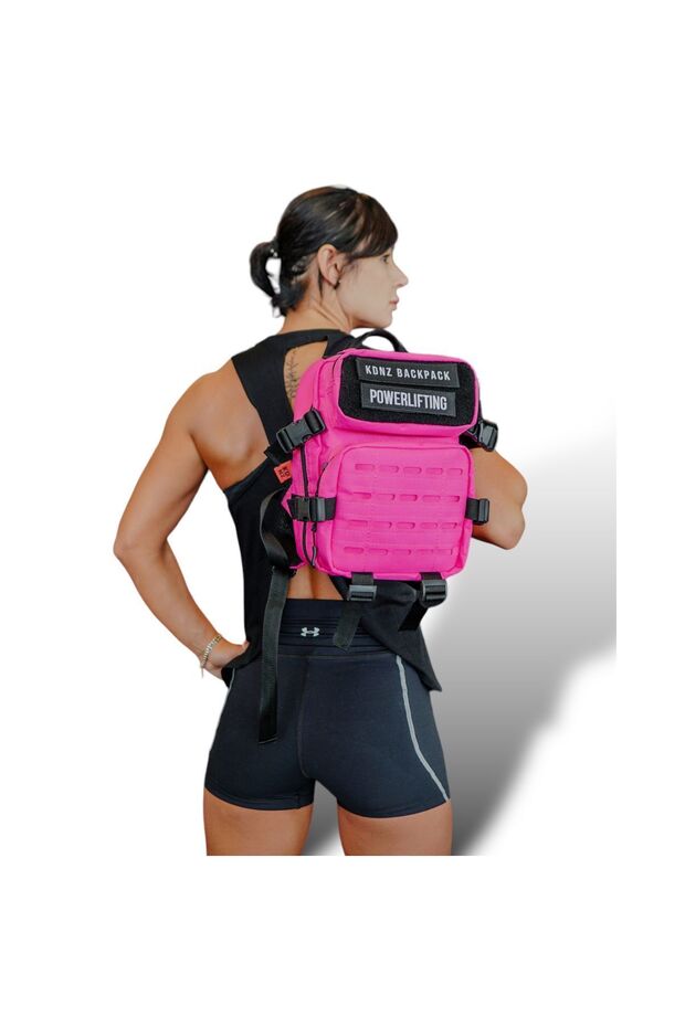 حقيبة ظهر EVO 2.0 MINI 9LT باللون الوردي مع رقعة واحدة كهدية - 1