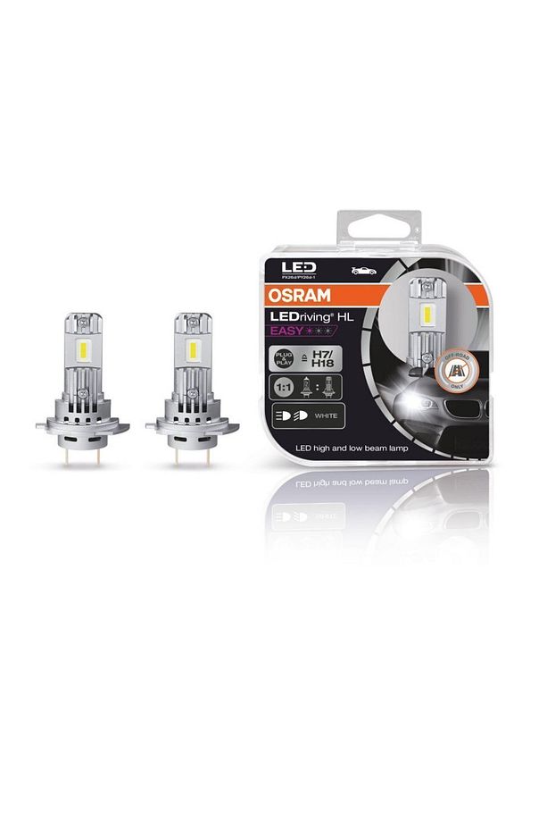H7 Led Xenon Ampul 6500k 2 Adet Easy Serı - 1