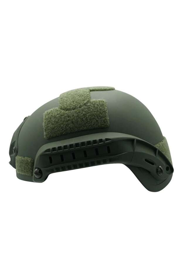 Protective Green Ear Open-Rail Air-soft Helmet Helmet
