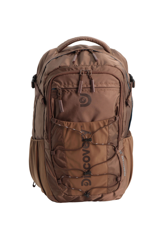 Outdoor 30L Backpack Brown for Adventure, Durable Lightweight Water Resistant