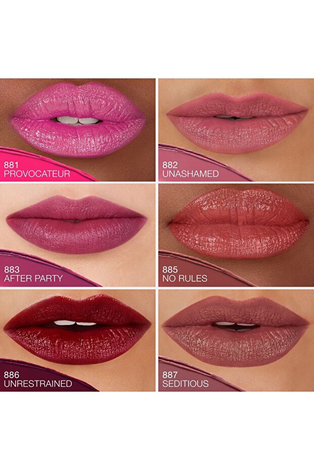 EXPLICIT LIPSTICK Konforlu Kullanıma Sahip Saten Bitişli Ruj Çekirdeği Yağı Hyaluronik Asit 3.8 g - 3