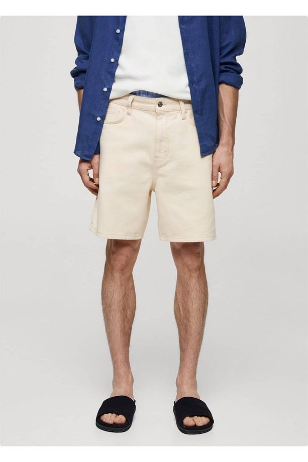 Regular Fit Denim Şort - 1