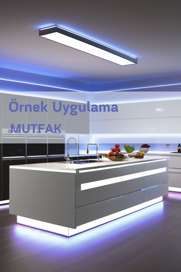 Rgb Şerit Led 5 Metre Yapışkanlı Ve Su Geçirmez - Hemen Kullanıma Hazır - Kumanda Ve Adaptör Dahil - 3