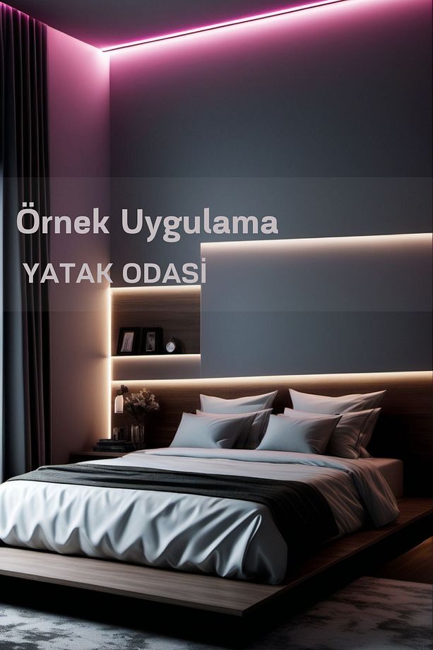 Rgb Şerit Led 5 Metre Yapışkanlı Ve Su Geçirmez - Hemen Kullanıma Hazır - Kumanda Ve Adaptör Dahil - 5