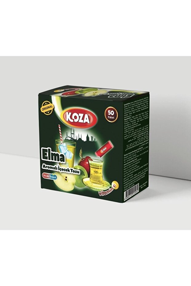 Elma Aromalı Tek Içimlik Içecek Tozu 50 Adet - 1