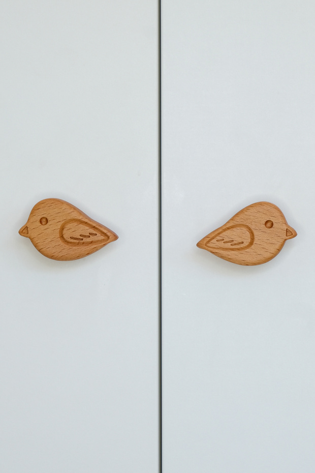 Wooden Cabinet Drawer Handle Set of 2