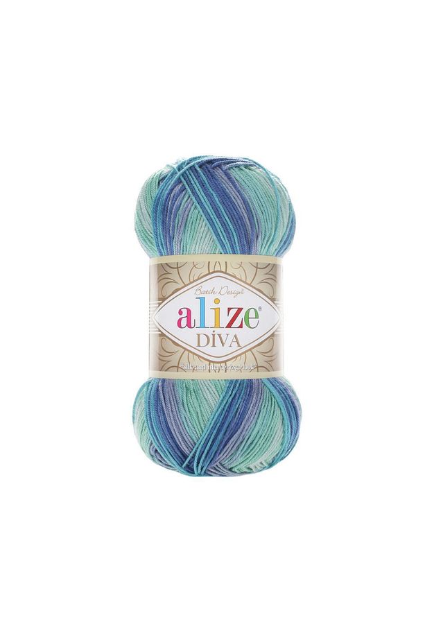 Diva Batik 1767 %100 Mikrofiber Akrilik (100gr 350m) Tek Yumak 17 farklı Batik Renk Seçeneği - 2