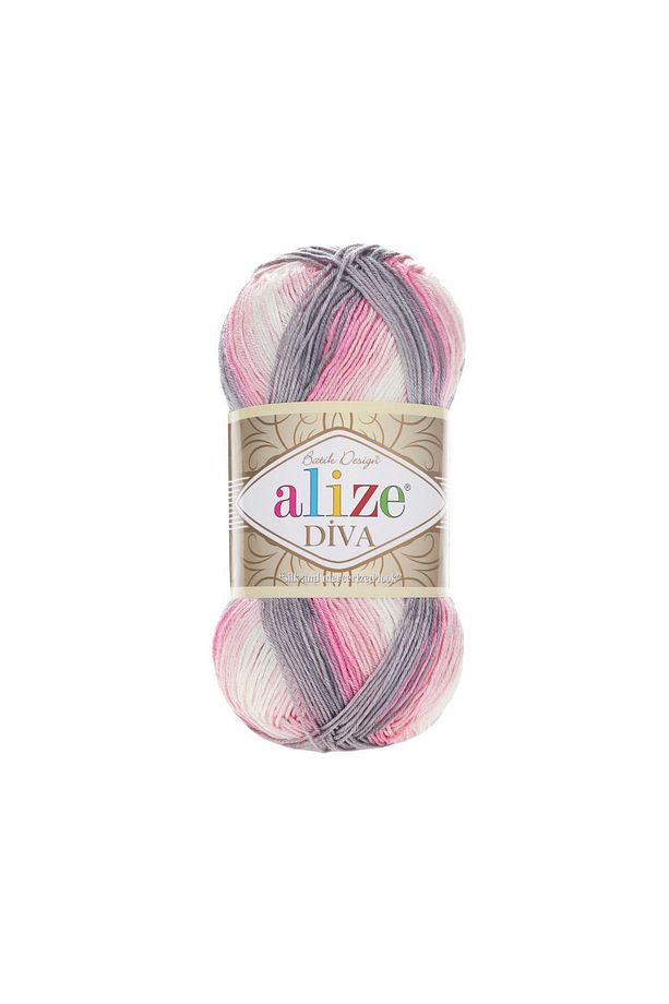 Diva Batik 3245 %100 Mikrofiber Akrilik (100gr 350m) Tek Yumak 17 farklı Batik Renk Seçeneği - 2