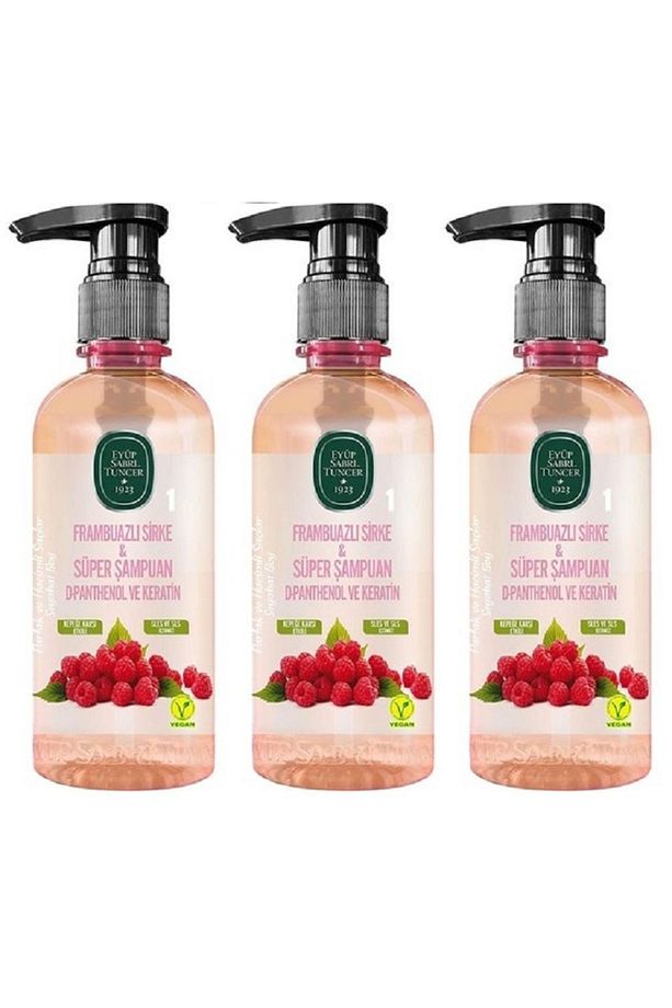 Frambuazlı Sirke Süper Şampuan 300 ml (100 ML X 3) - 1