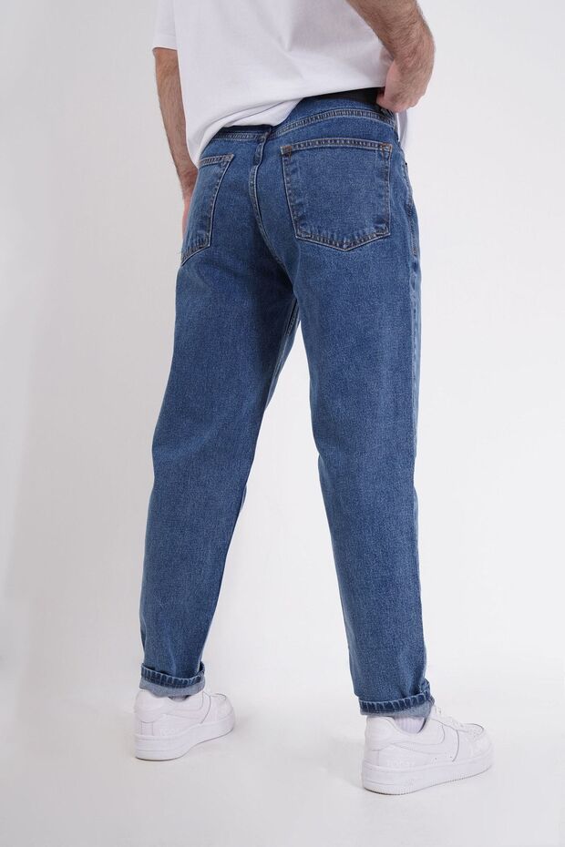 Basic Desensiz Erkek Mom Jean - 4