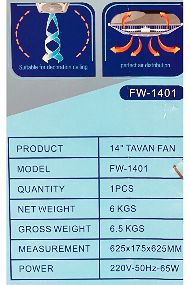 Asma Tavan Vantilatörü - 3