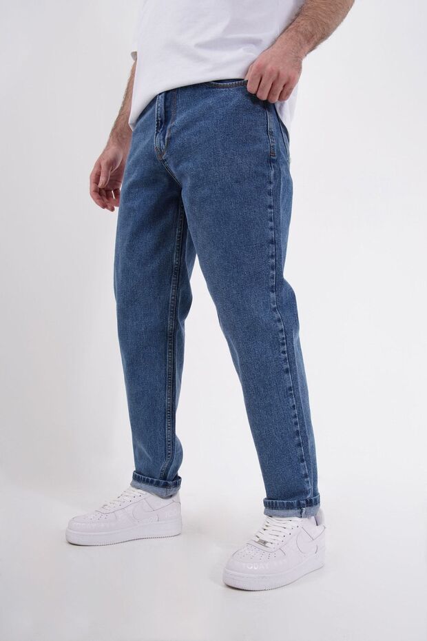 Basic Desensiz Erkek Mom Jean - 3
