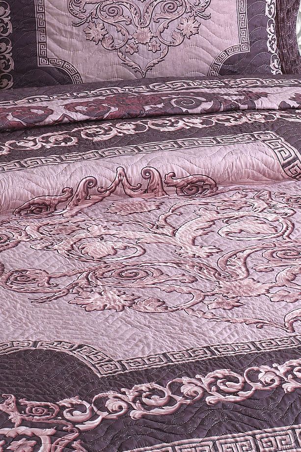 Çift Kişilik Microfiber Kapitone Yatak Örtüsü Bella - 4