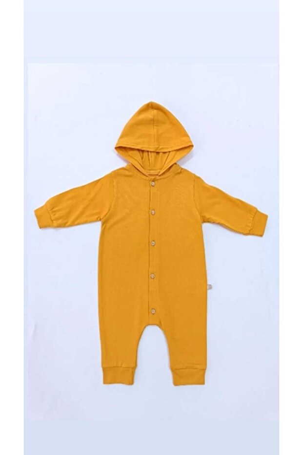 Basıc Bebek Kapşonlu Tulum - 1