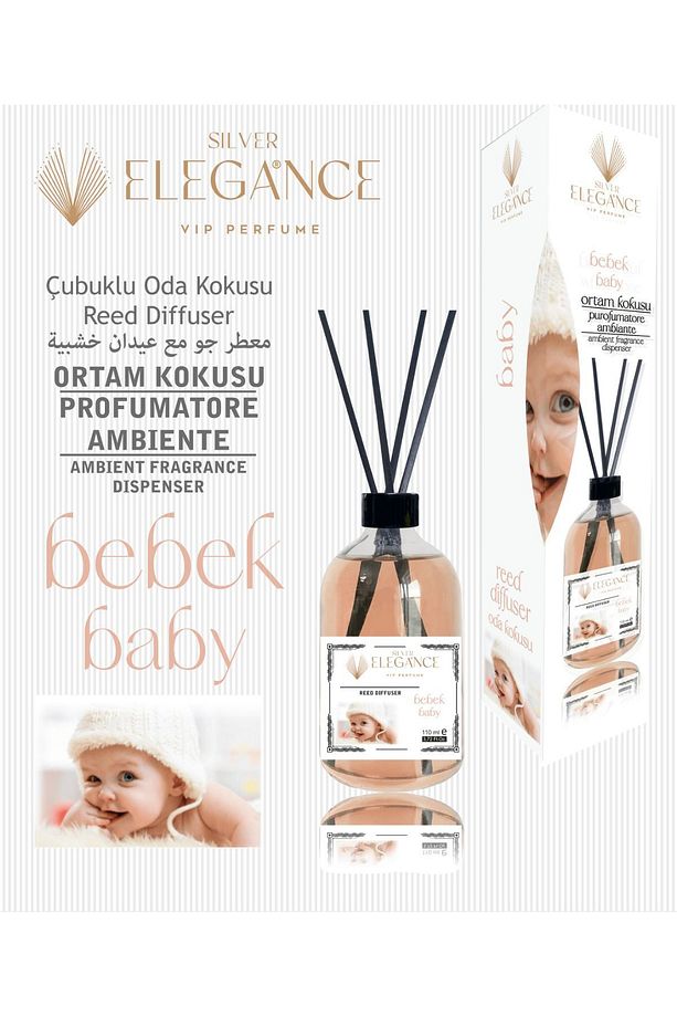 Bebek Kokusu Reed Diffuser Bambu Çubuklu Oda Kokusu (110 Ml) - 1