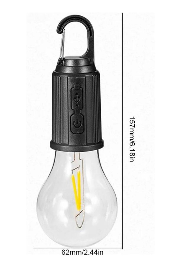 ® Şarj Olabilen 3 Farklı Mod LED'li Kendiliğinden Asma Kancalı Kamp,Dış Cephe Lambası - 5