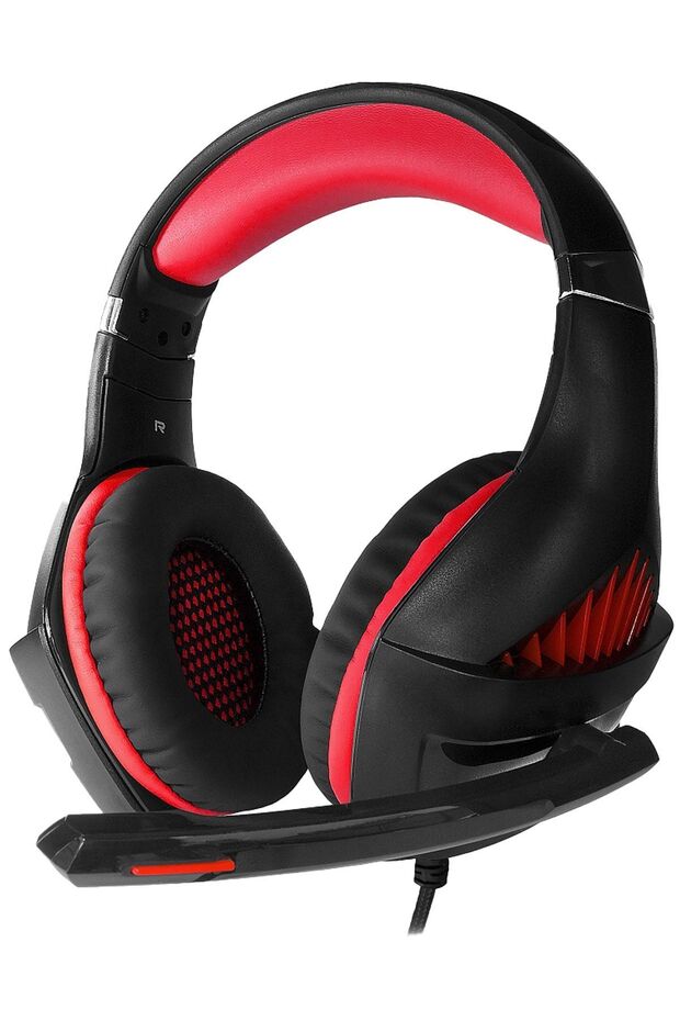Cmgh-2100 Uyumlu Kırmızı 7.1 Surround 1.sınıf Mikrofon Ses Seviyesine Sahip Oyuncu Kulaklığı... - 2
