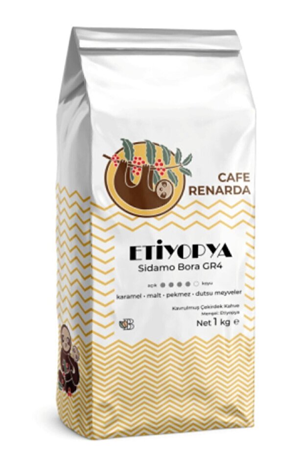 Cafe Renarda Ethiopia Sidamo Roasted Core Coffee 1000 gr