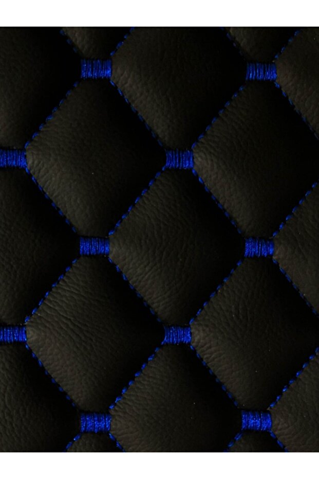 Leather Quilted Leather Upholstery Leather Automotive Leather Black Blue