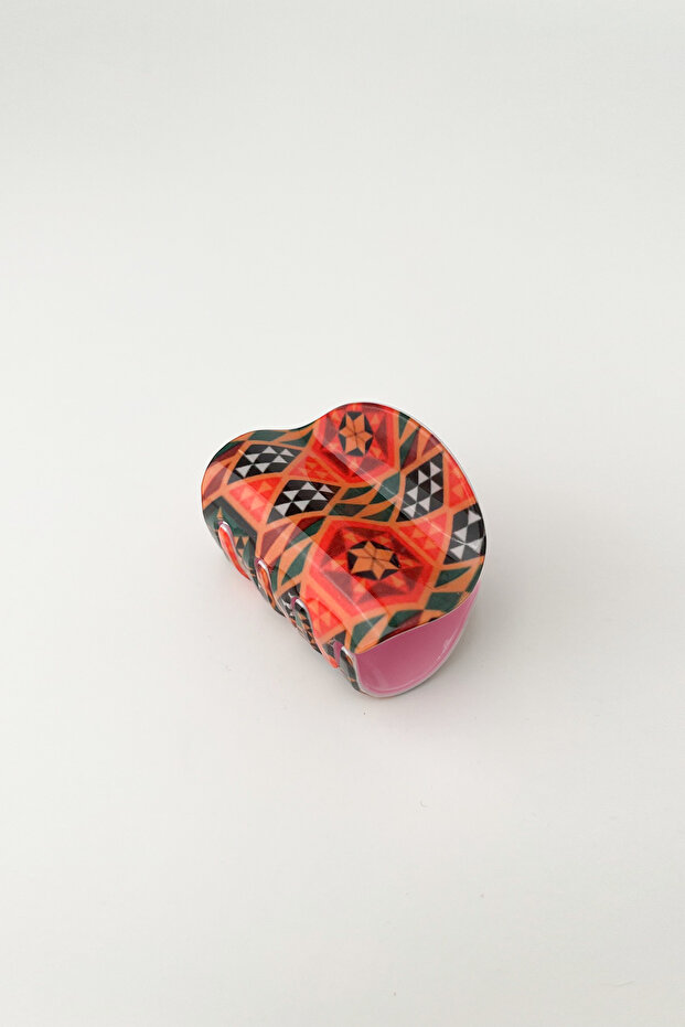 مشبك ربط صغير منقوش عرقيًا مقاس 5 سم - 1