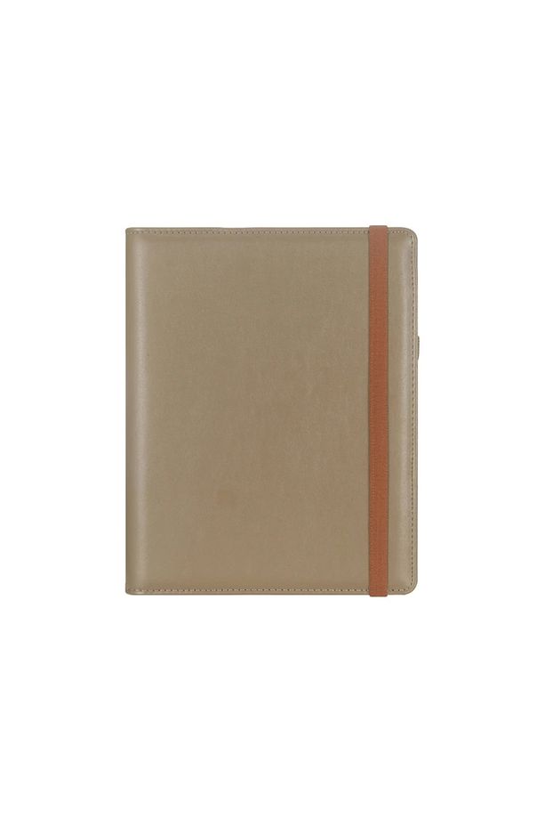 5529 Notepad Folıo Vegan Deri 14.8x21cm 100gr. 100 Syf Noktalı Notebook Defter Z - 1