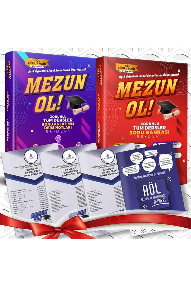 SÜPER-(AÖL) AÇIKÖĞRETİM LİSESİ Sınav Seti-Zorunlu Tüm Dersler Konu ve Soru+ÇIKMIŞ SORU - 1