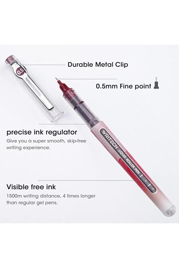 Liguid 05 mm 4 Renk Roller Kalem Seti - 3